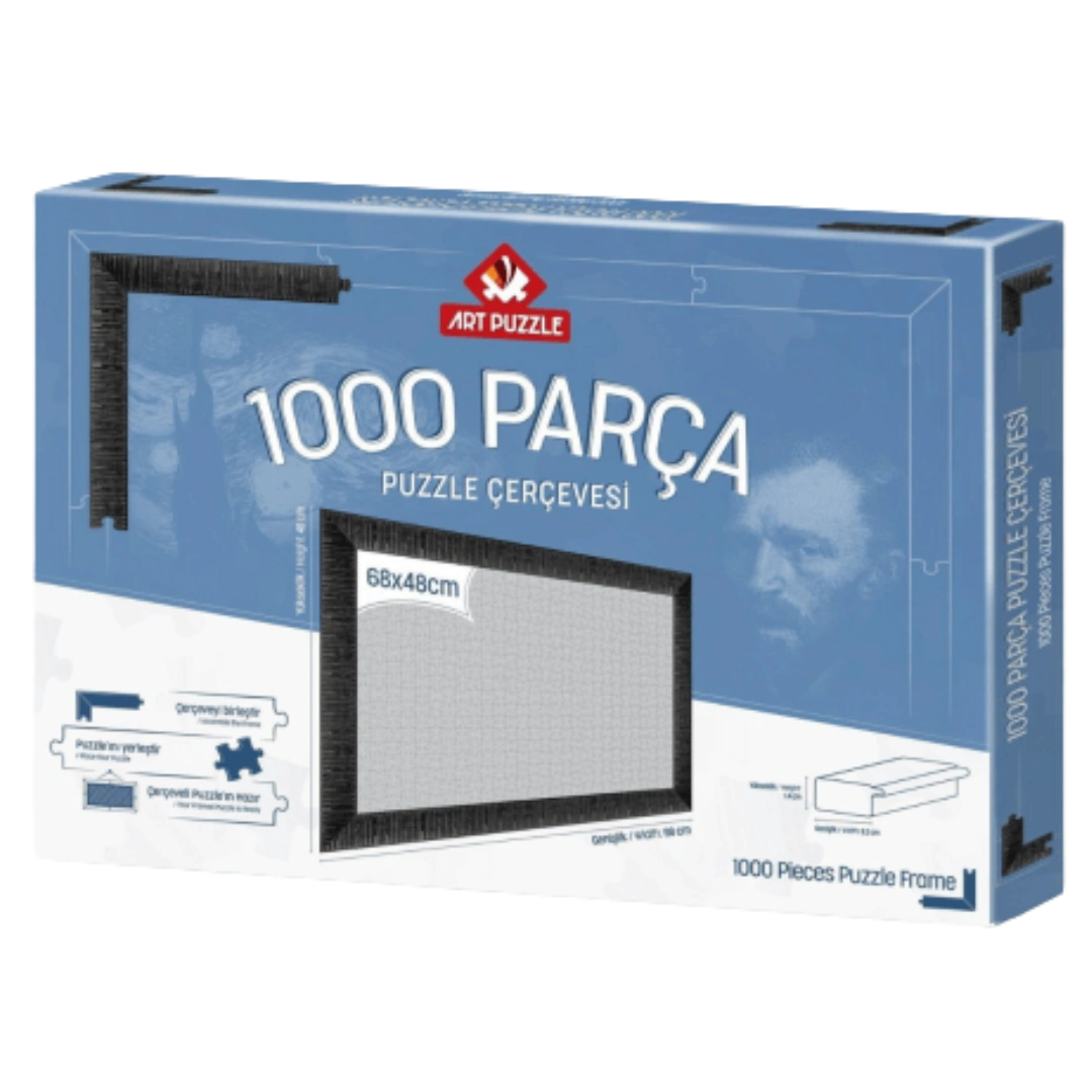 Черна рамка Art Puzzle за пъзел – 1000 части