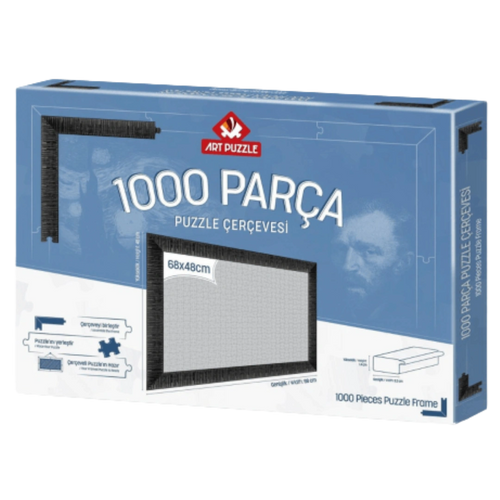 Черна рамка Art Puzzle за пъзел – 1000 части