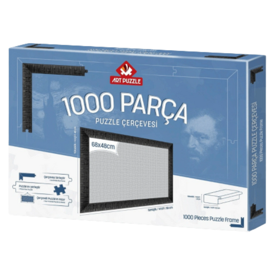 Черна рамка Art Puzzle за пъзел – 1000 части