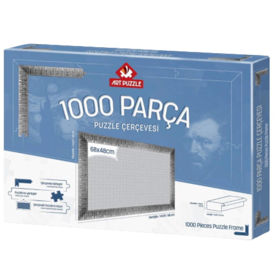 Сребърна рамка Art Puzzle за пъзел – 1000 части