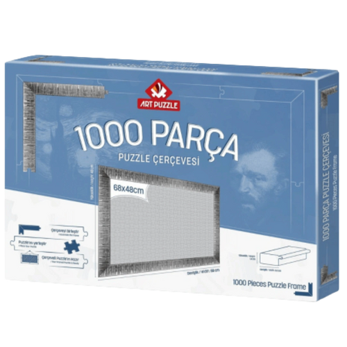 Сребърна рамка Art Puzzle за пъзел – 1000 части