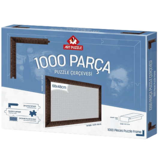 Кафява рамка Art Puzzle за пъзел – 1000 части